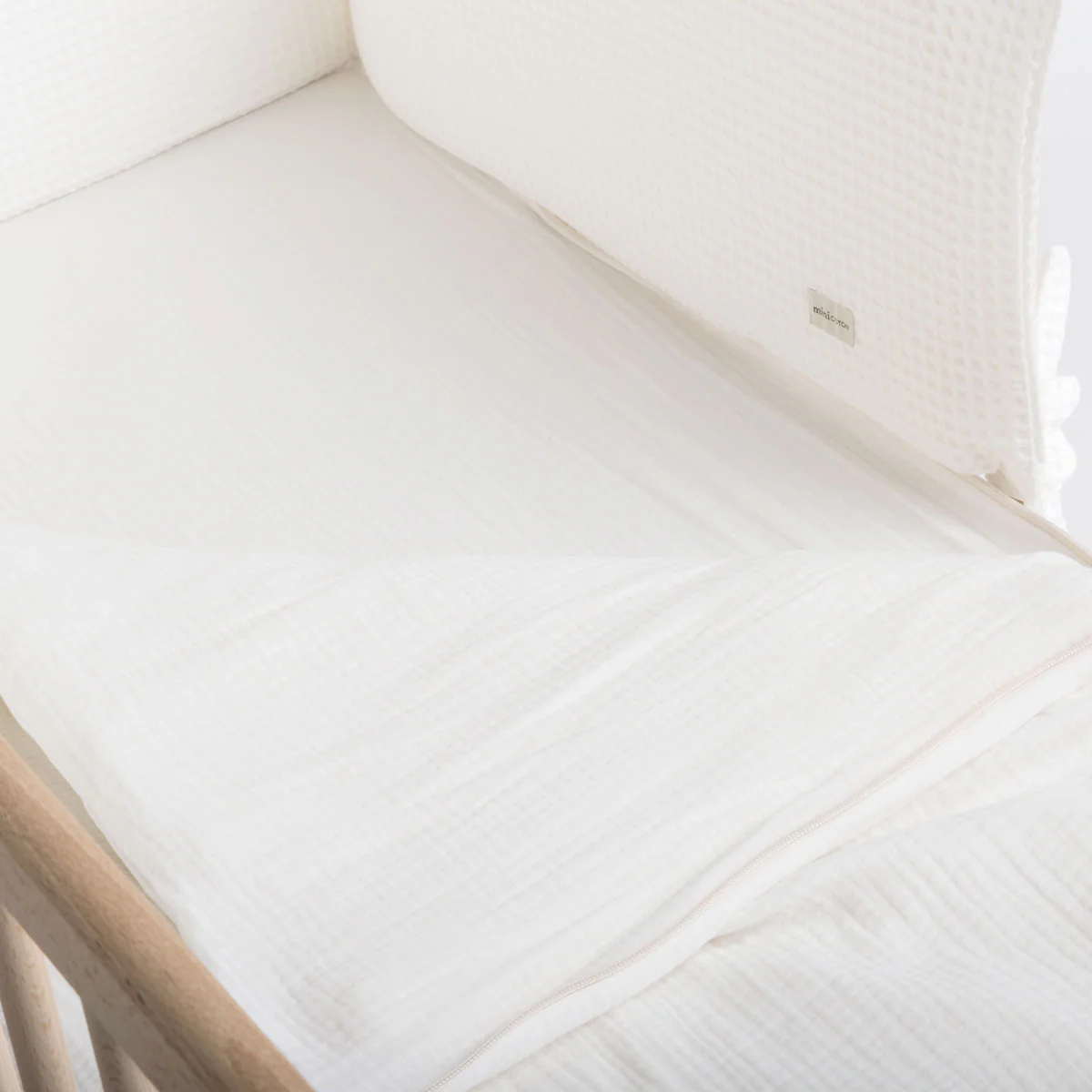 Saco Cuna 120x60cm Bambula Blanco - Imagen 4