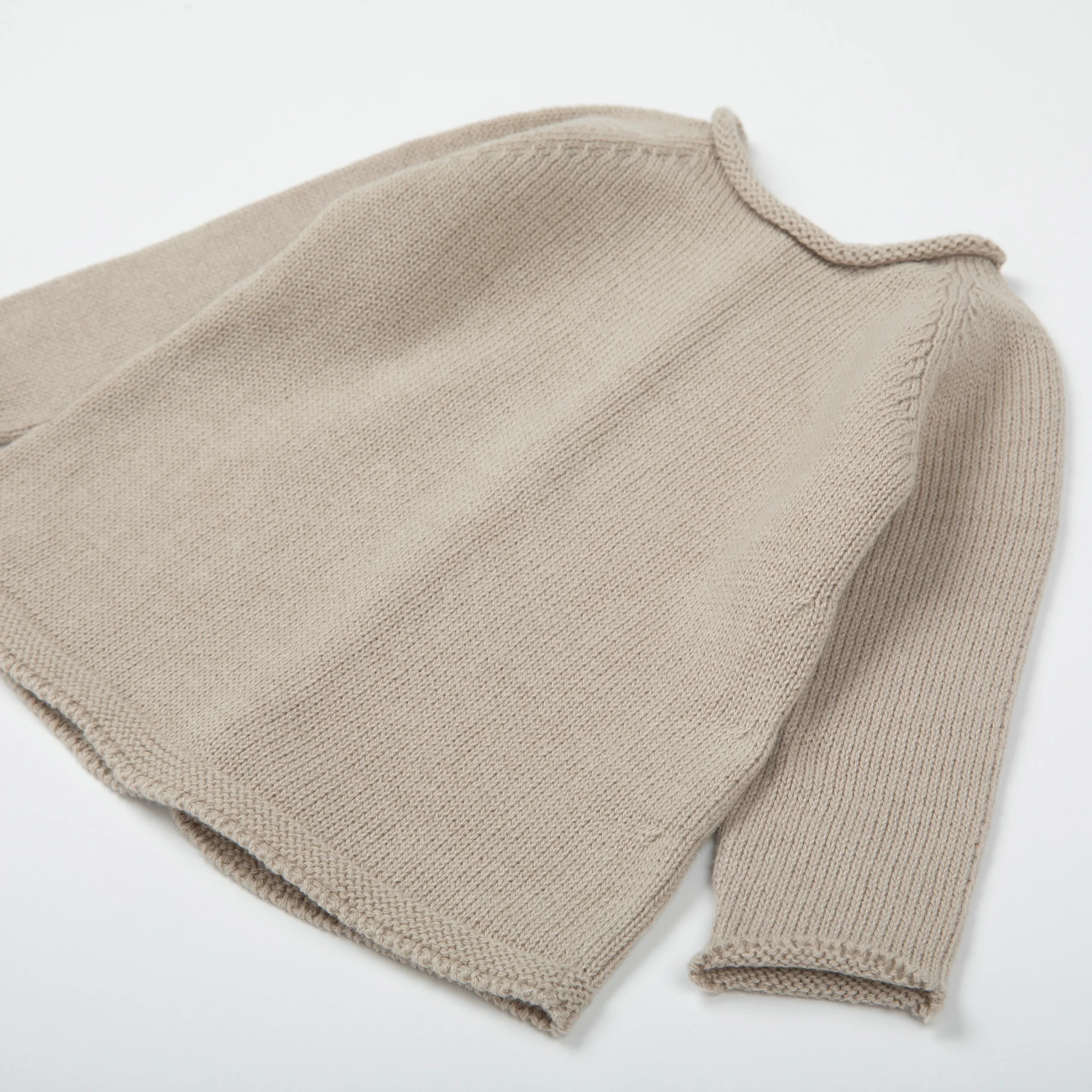 Top Basic Knit Beige - Imagen 4