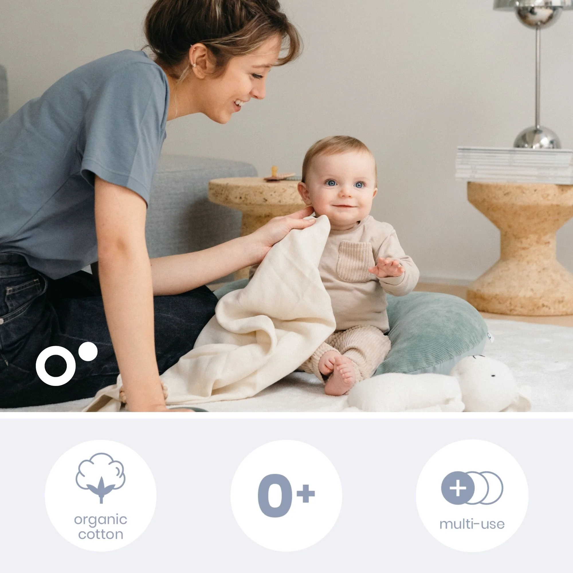 Kit de 3 muselinas de gasa de algodón Lovely - Imagen 6