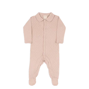 Jumpsuit Cuello Holey Rosa