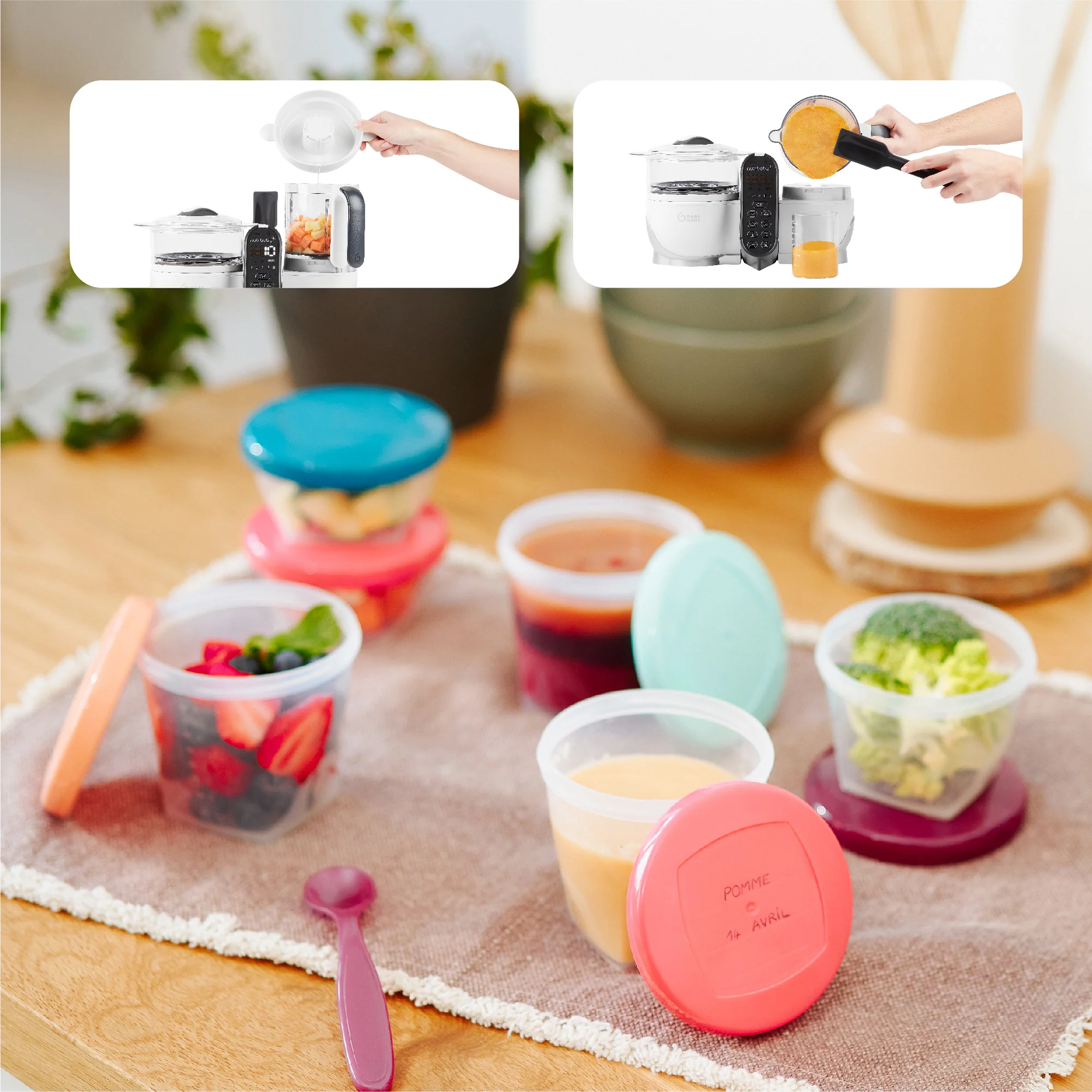 Pack especial: Robot de cocina + 3 Botes + 2 cucharas - Imagen 7