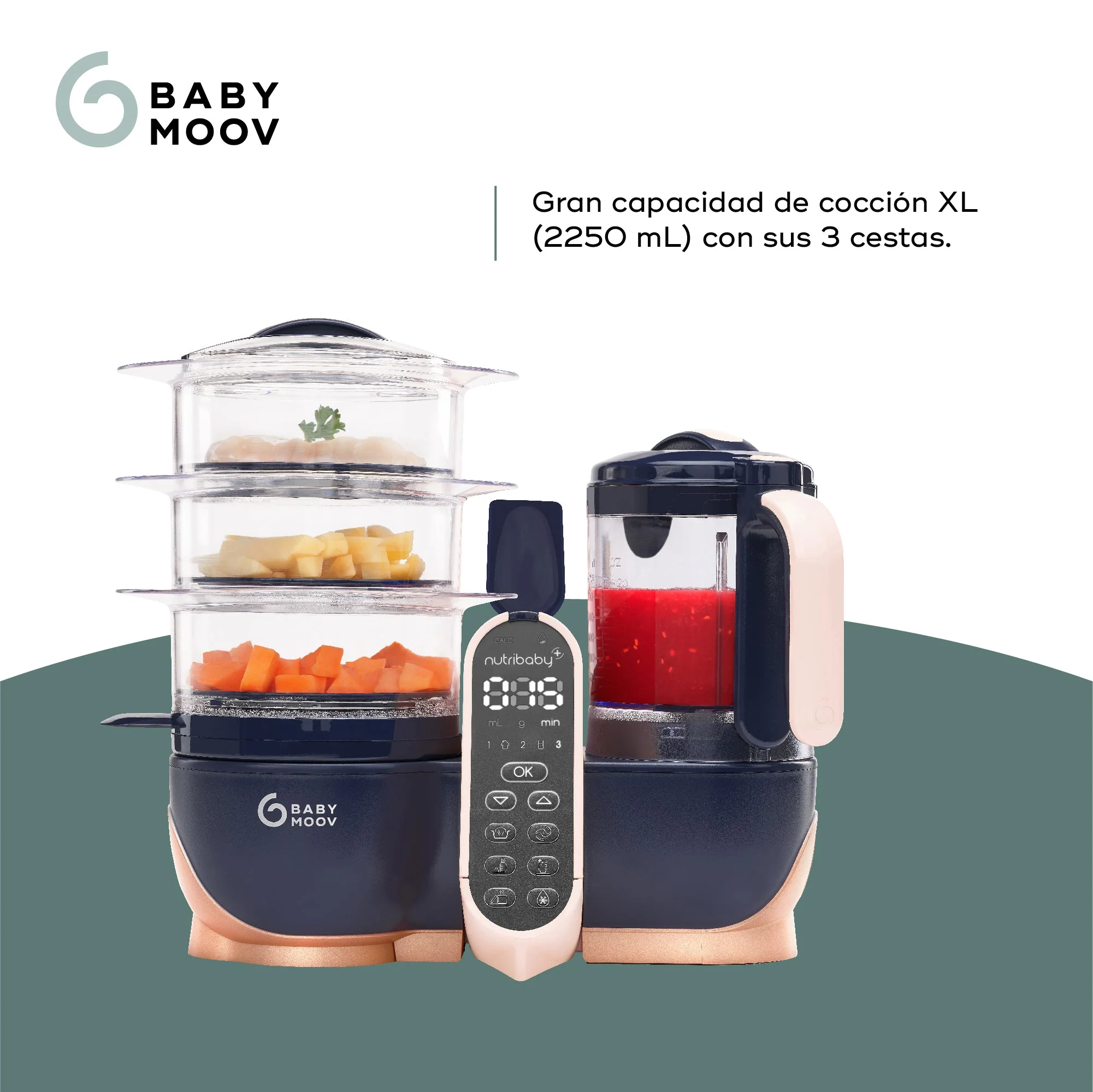 Robot de cocina Nutribaby + XL Reacondicionado - 24 meses de garantía - Imagen 3