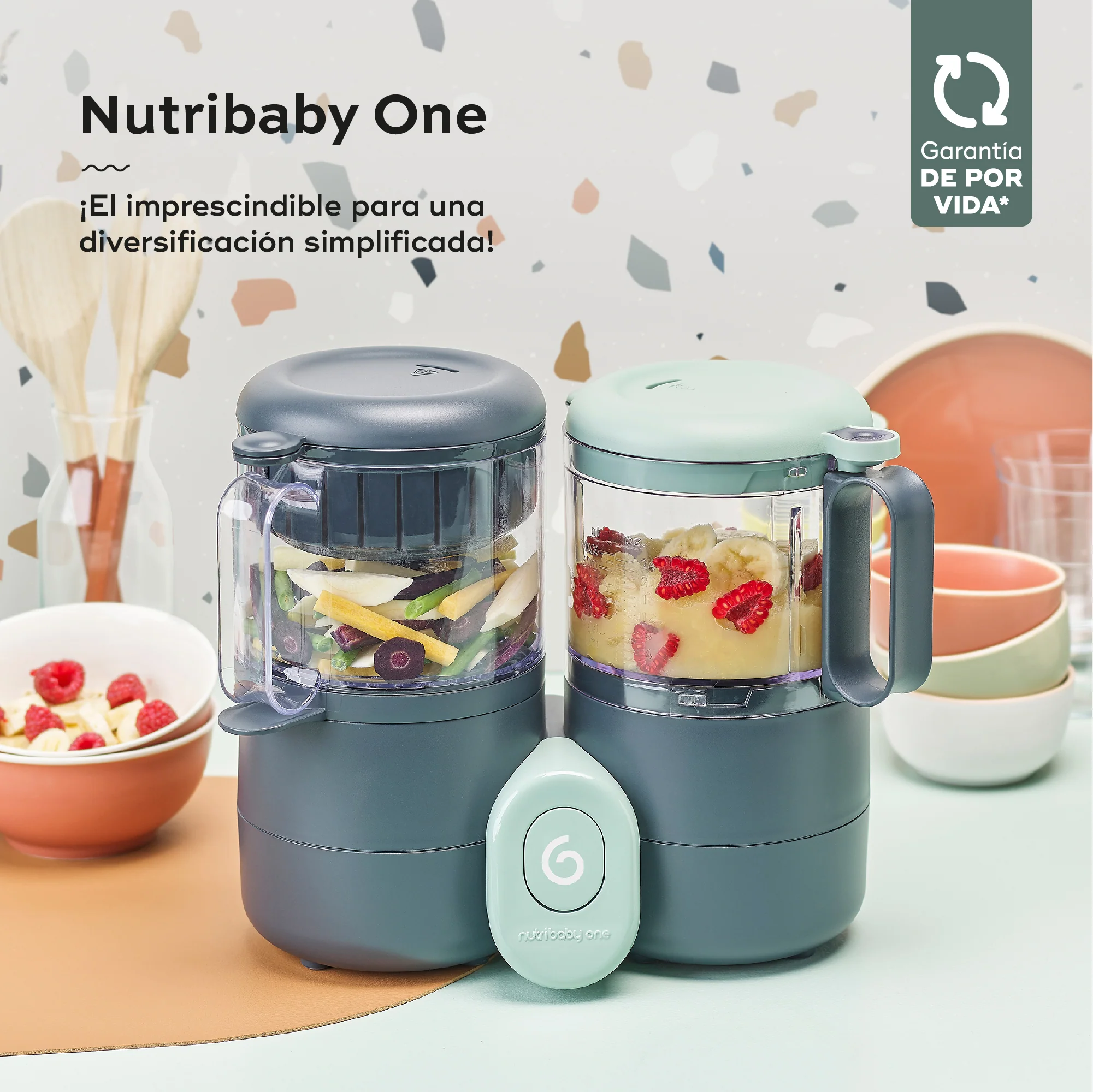 Robot de Cocina Multifunción para Bebés Nutribaby One - Imagen 3