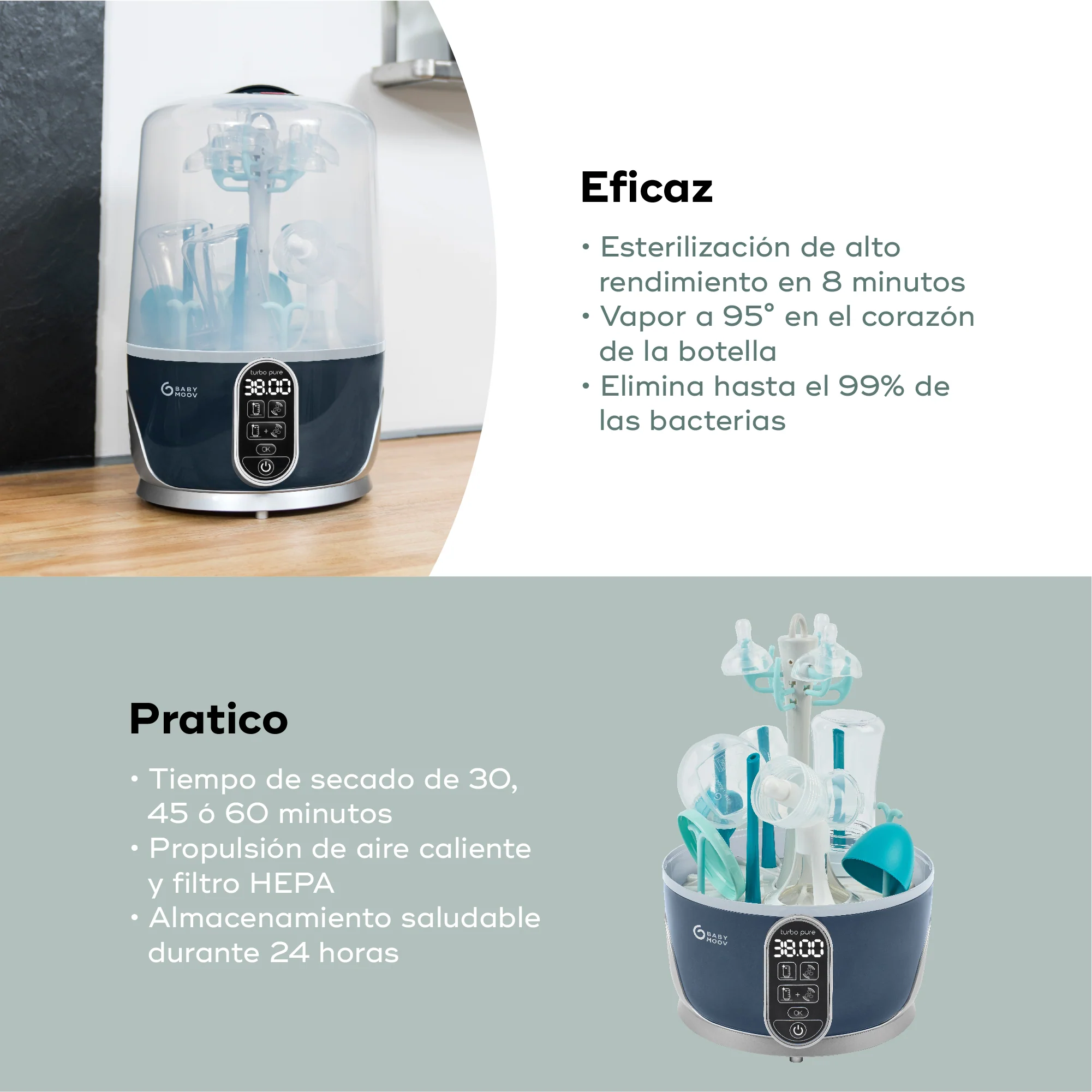 Esterilizador / Seca-biberones Turbo Pure - Imagen 7