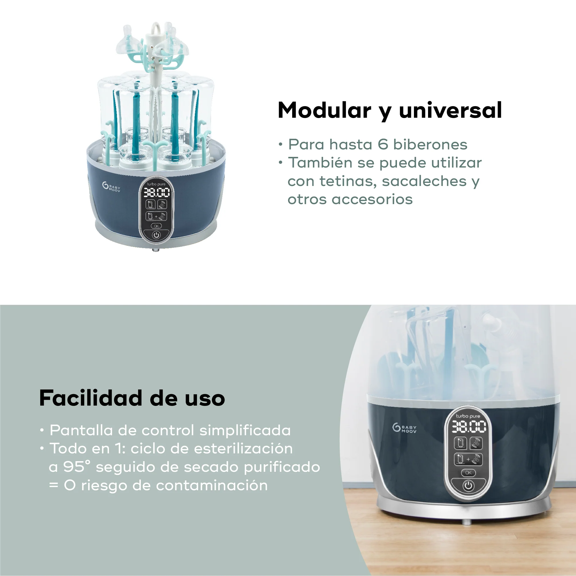 Esterilizador / Seca-biberones Turbo Pure - Imagen 8