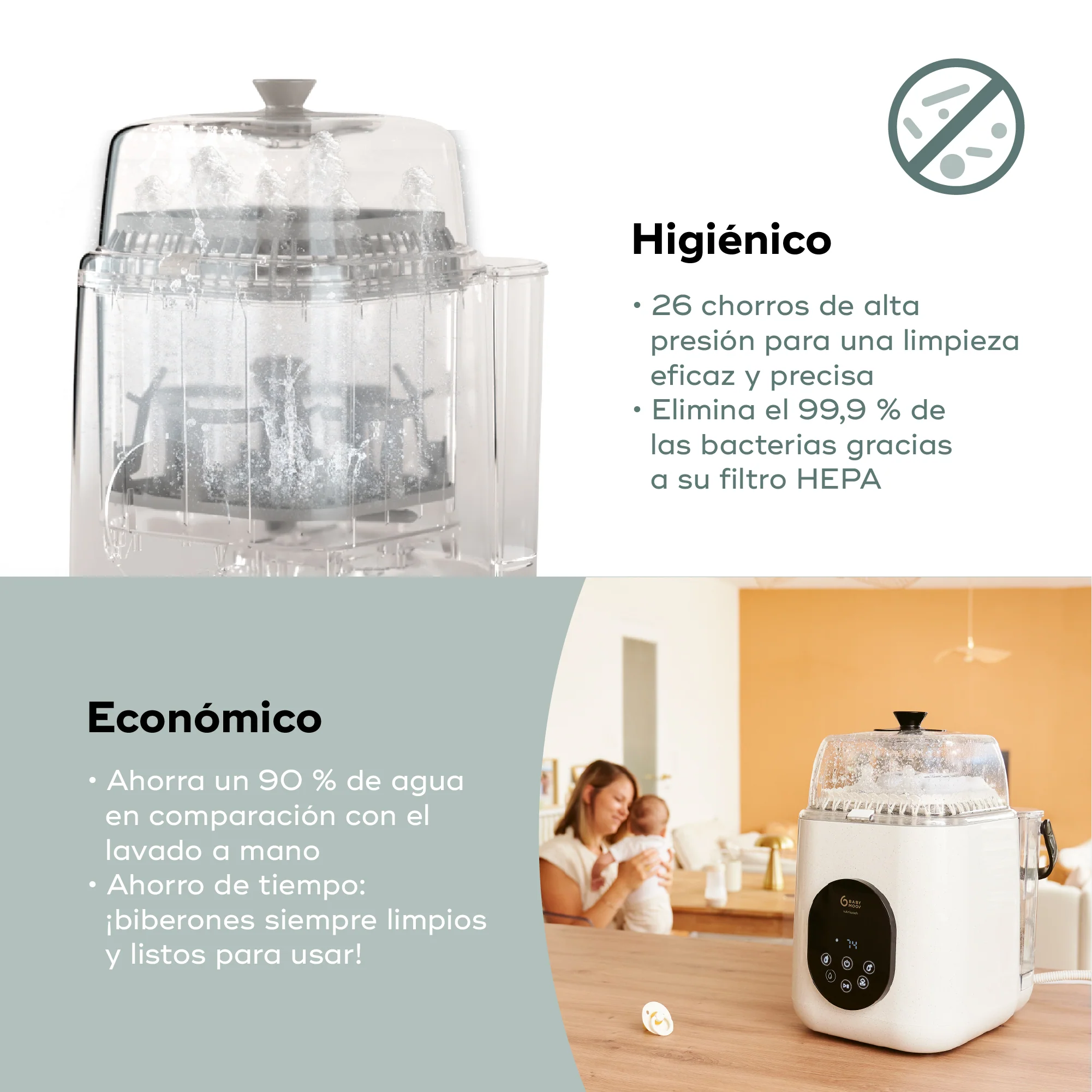 Lavabiberones NutriWash 4 en 1 - Imagen 5