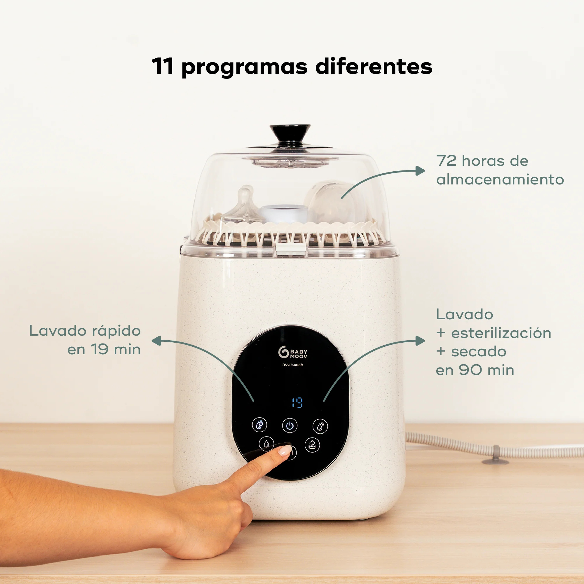 Lavabiberones NutriWash 4 en 1 - Imagen 6