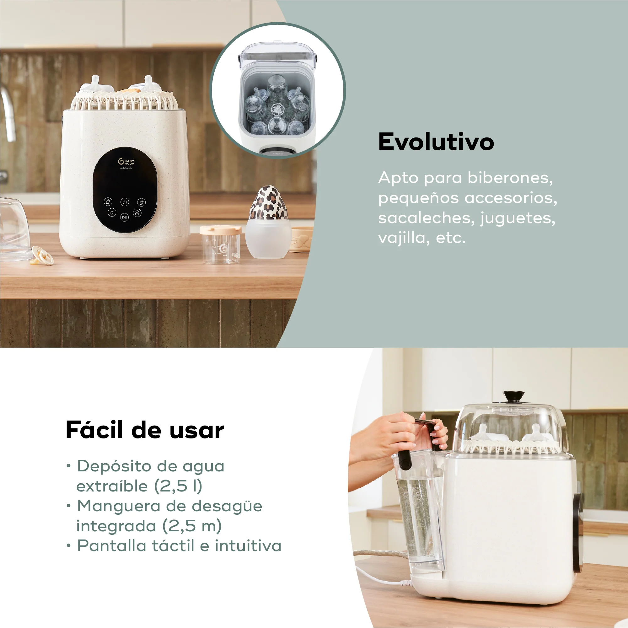 Lavabiberones NutriWash 4 en 1 - Imagen 7