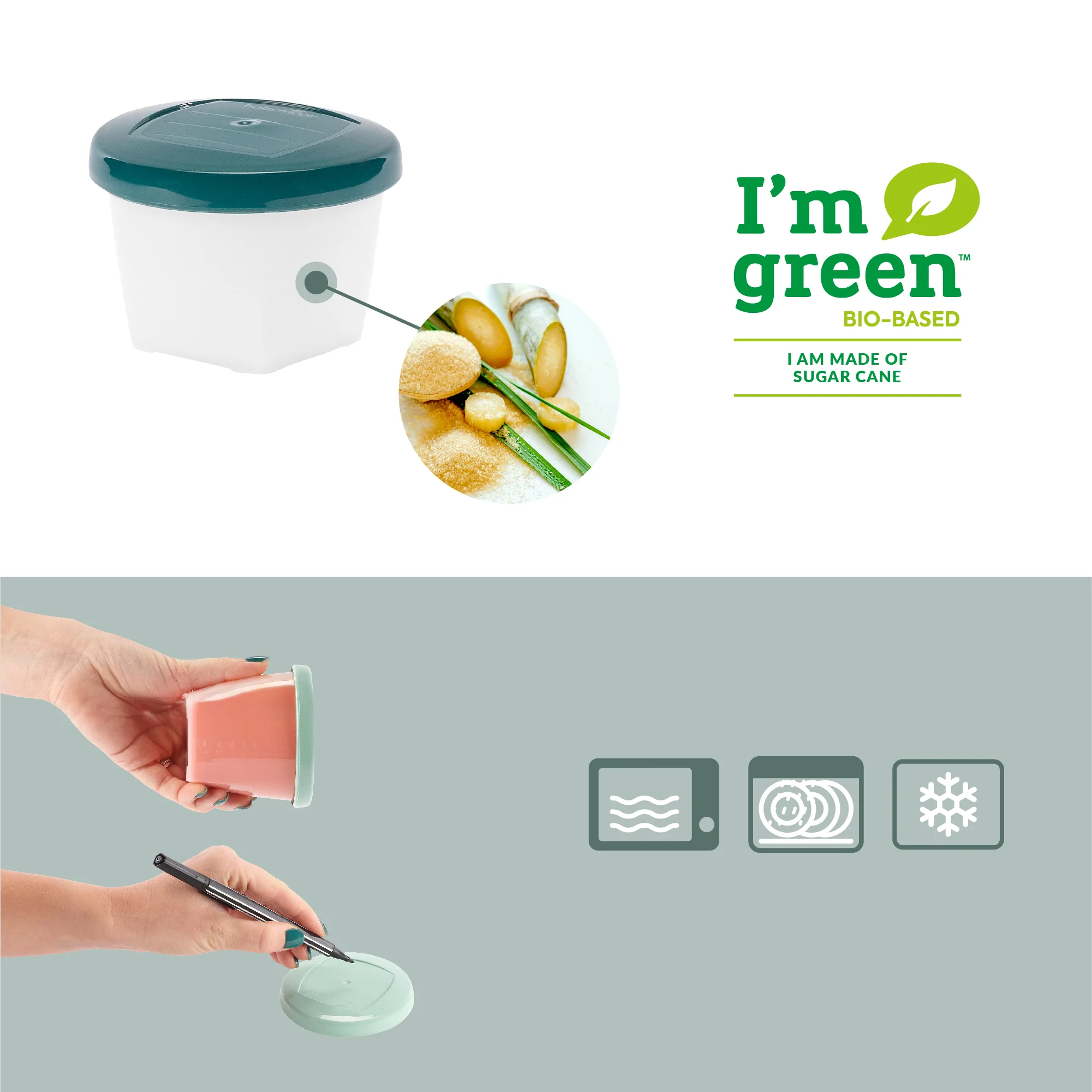 Recipientes para alimentos Babybols a base biologica - Imagen 5