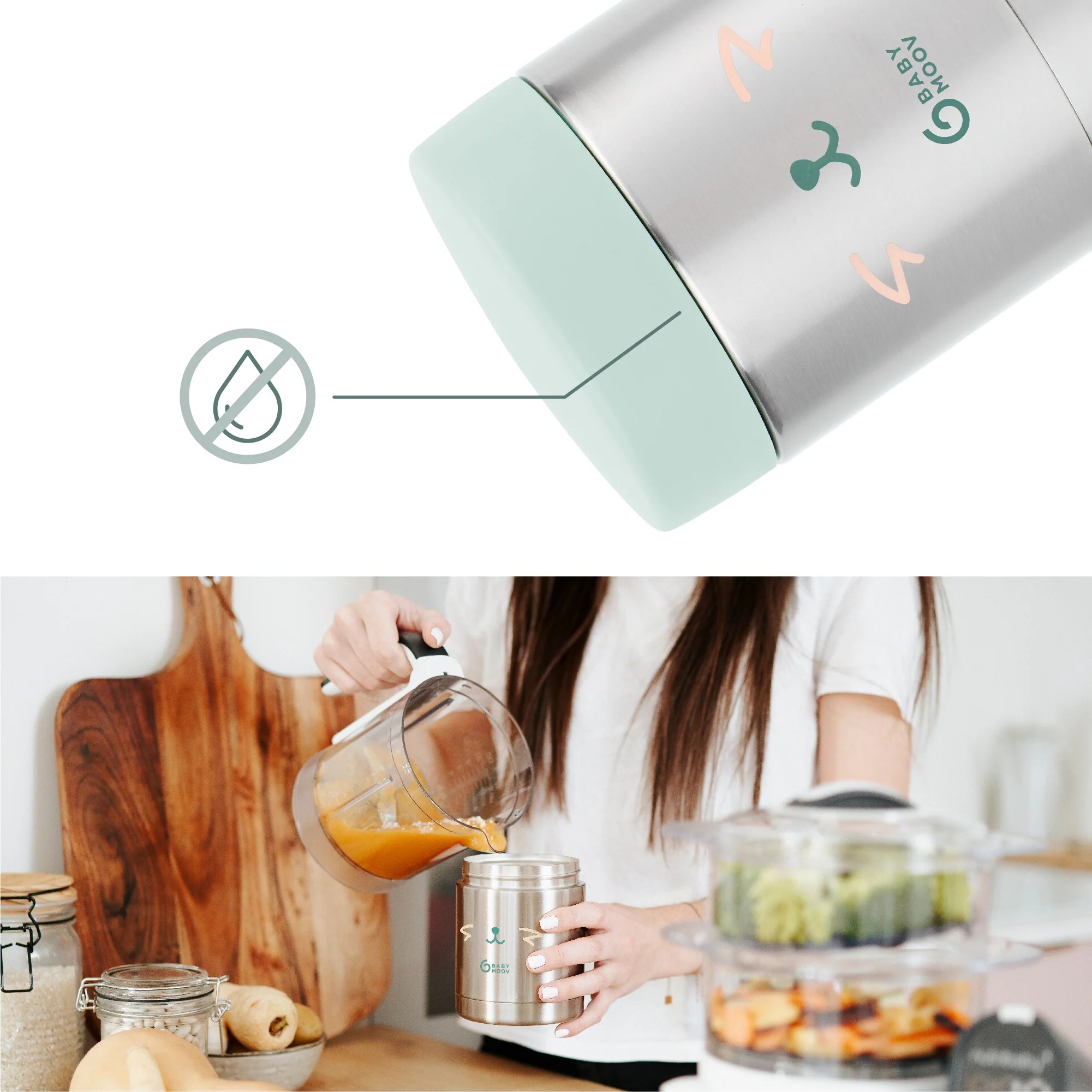 Recipiente de acero inoxidable Eat's Isy - Imagen 5