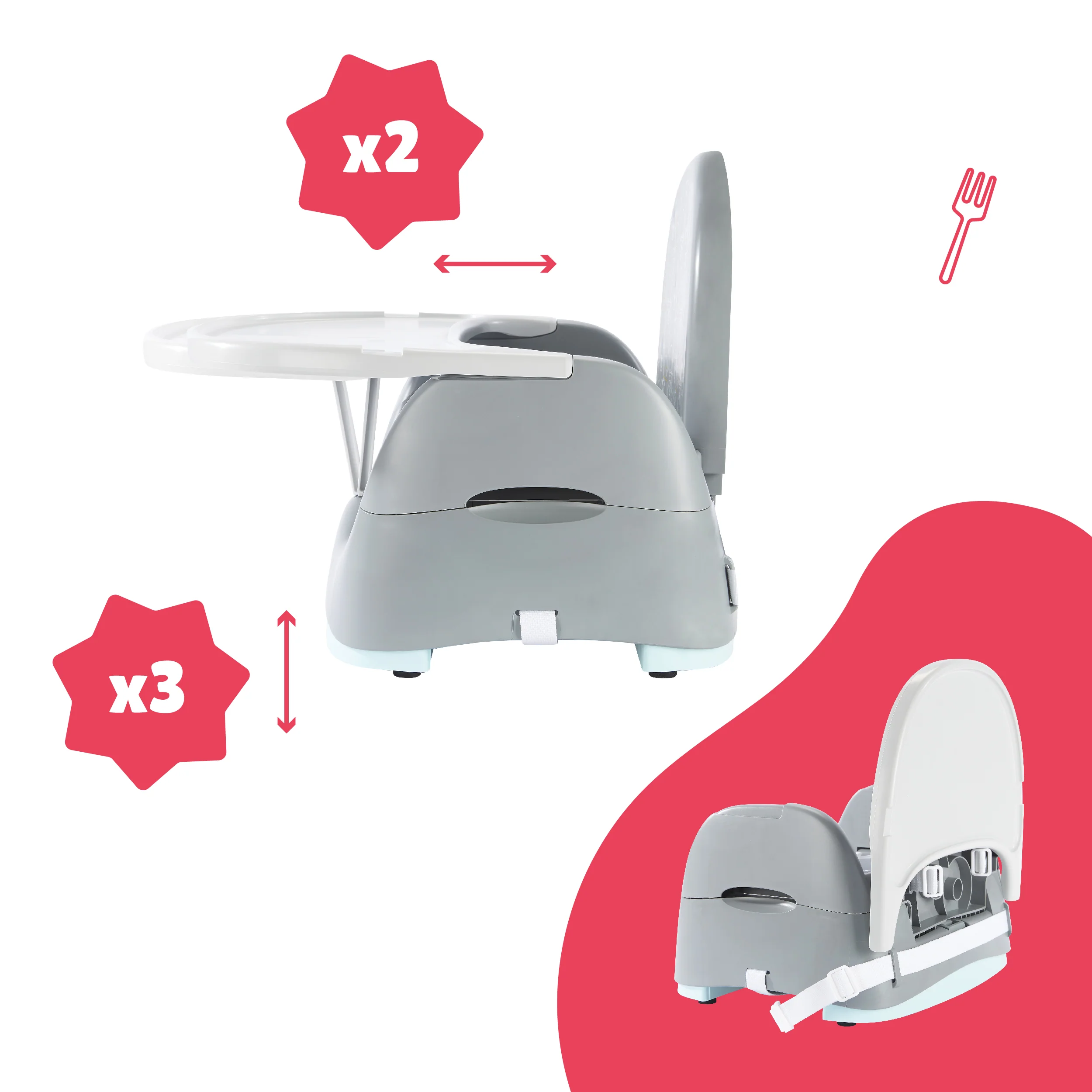 Alzador compacto de silla - Imagen 4