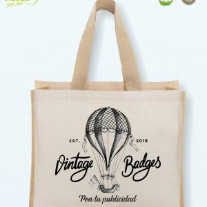 Bolsa de yute con asas