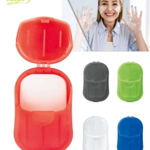 Estuche con laminas de jabón