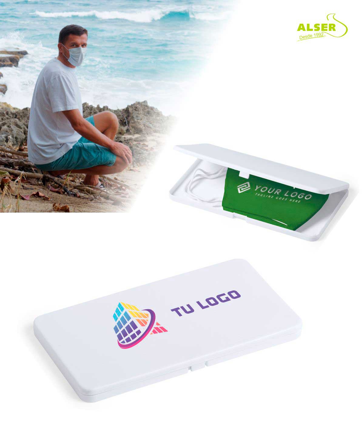 Estuche para mascarilla y elementos higiénicos - Imagen 2