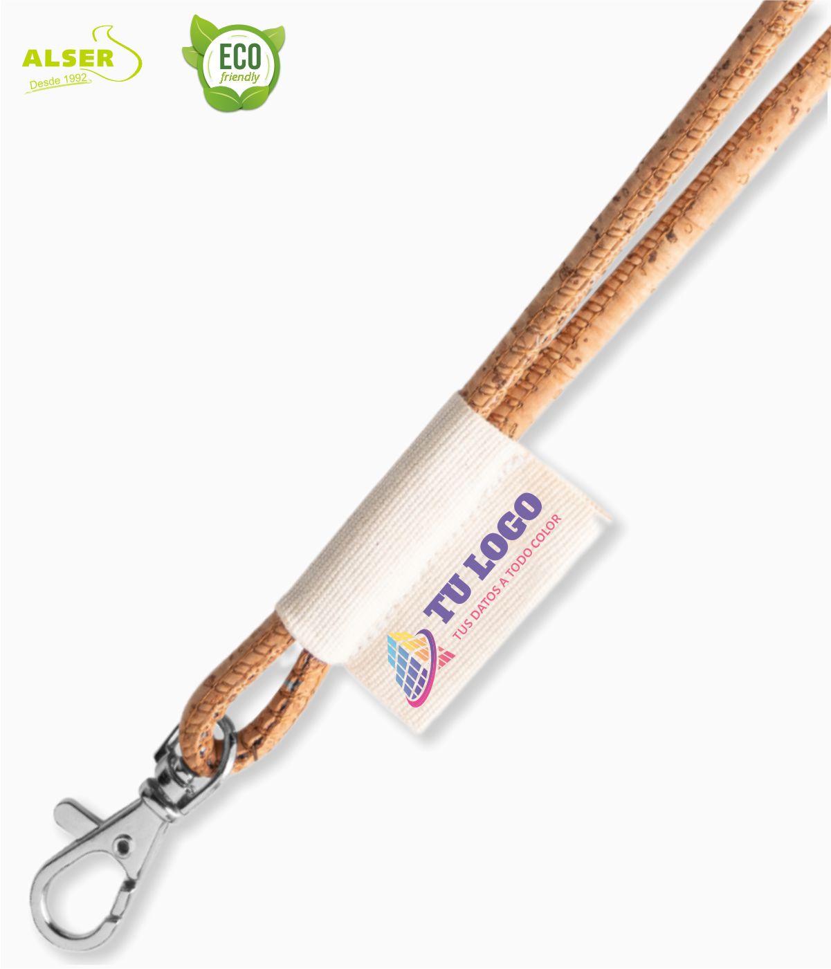 Lanyard corcho personalizado - Imagen 3