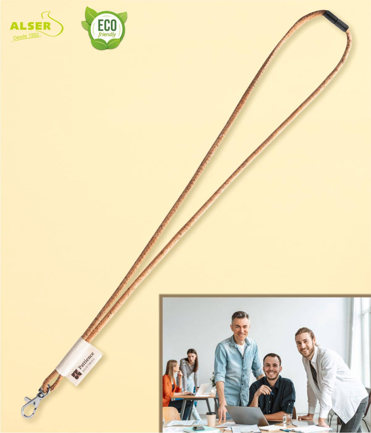 Lanyard corcho personalizado
