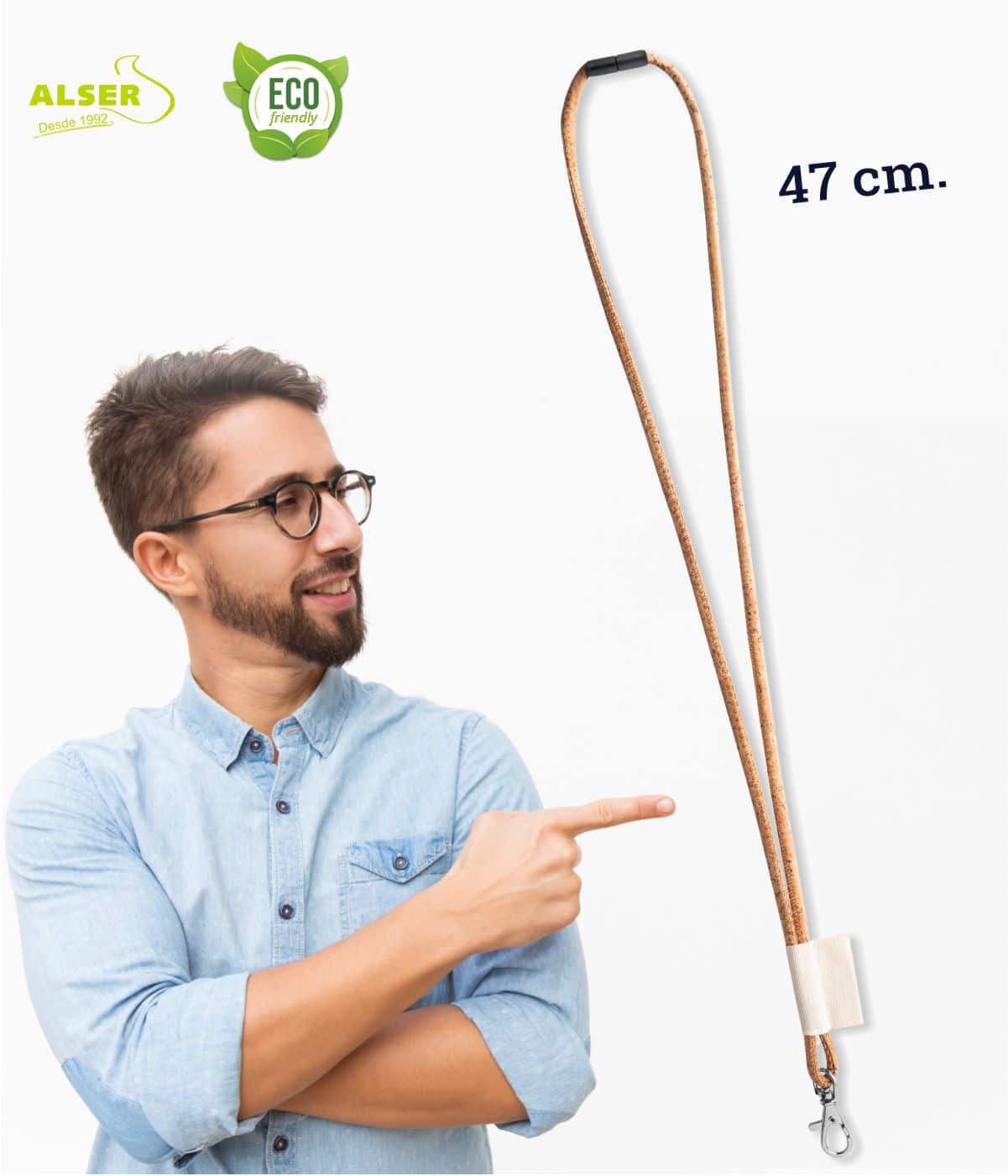 Lanyard corcho personalizado - Imagen 5