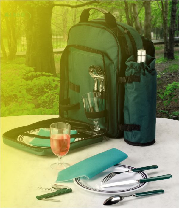 Mochila Picnic 2 Cubiertos HALLE - Imagen 3