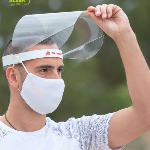 Pantalla proteccion facial corporativa