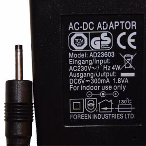 Adaptateur 6V-300mA