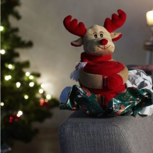 Manta Polar con Peluche Navidad