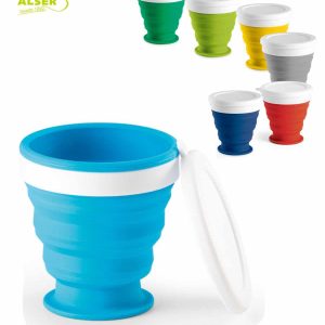 Vaso plegable silicona