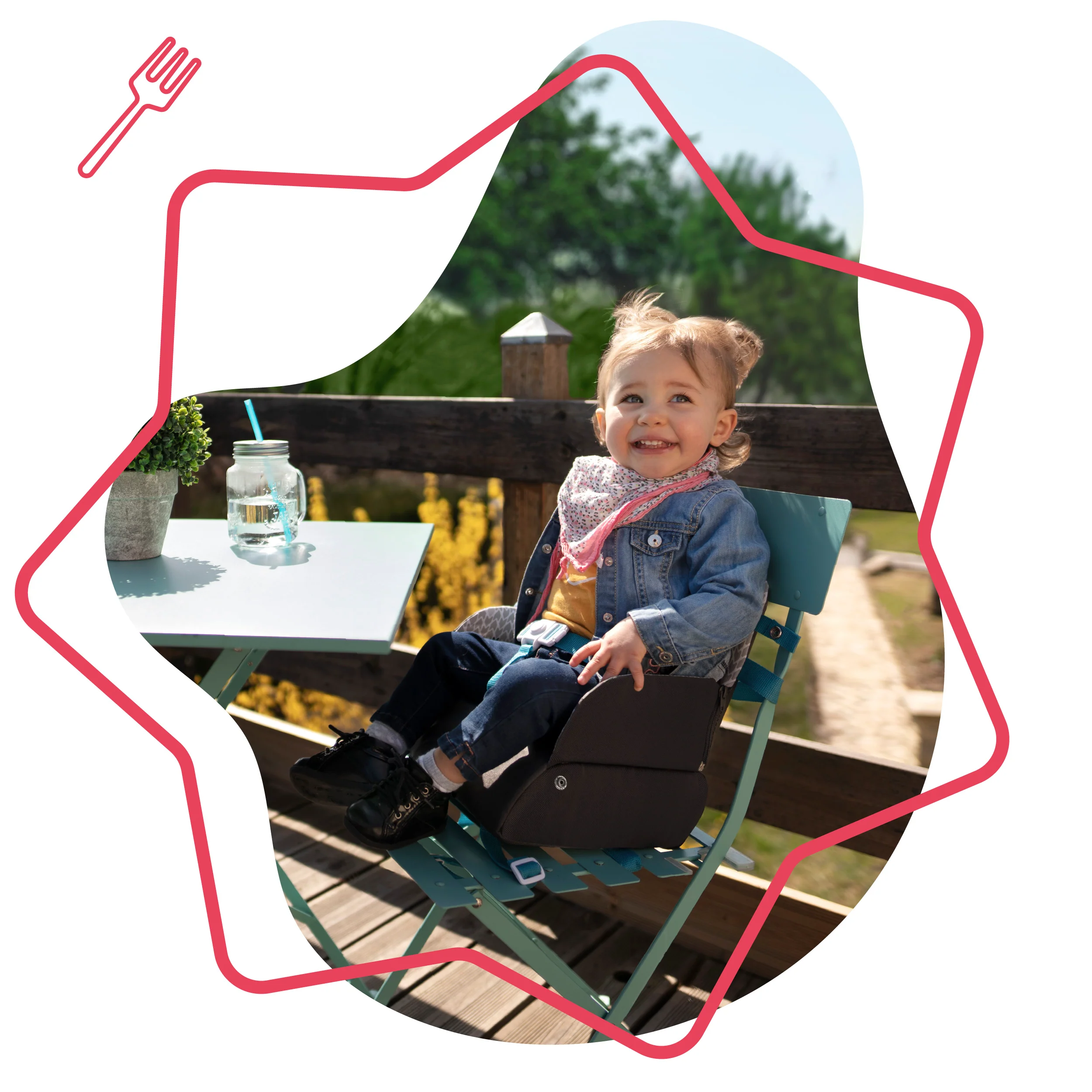 Alzador portátil de silla Yummy Travel - Imagen 3